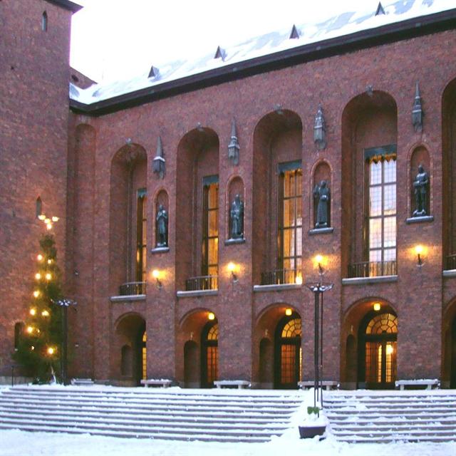 Stockholm Sweden Free Audio Guided Tour For Iphone And Android Stockholm City Hall Exterior And Garden Tour