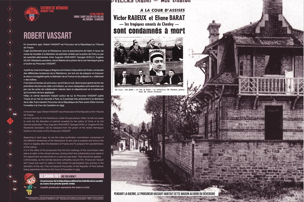 Chemin De Memoire 39 45 Saint Julien Les Villas La Maison Du Procureur Vassart